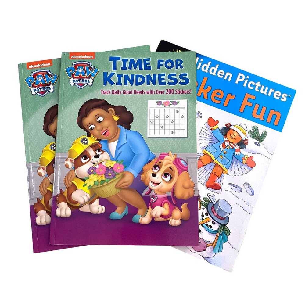 Paw Patrol Time for Kindness Daily Good Deed Tracker with Stickers‎ Lot of 2